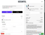 Icecartel coupon verification screenshot