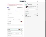 Icecartel coupon verification screenshot