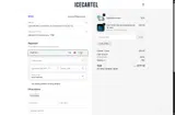 Icecartel coupon verification screenshot