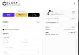 ICOSA Brewhouse coupon verification screenshot
