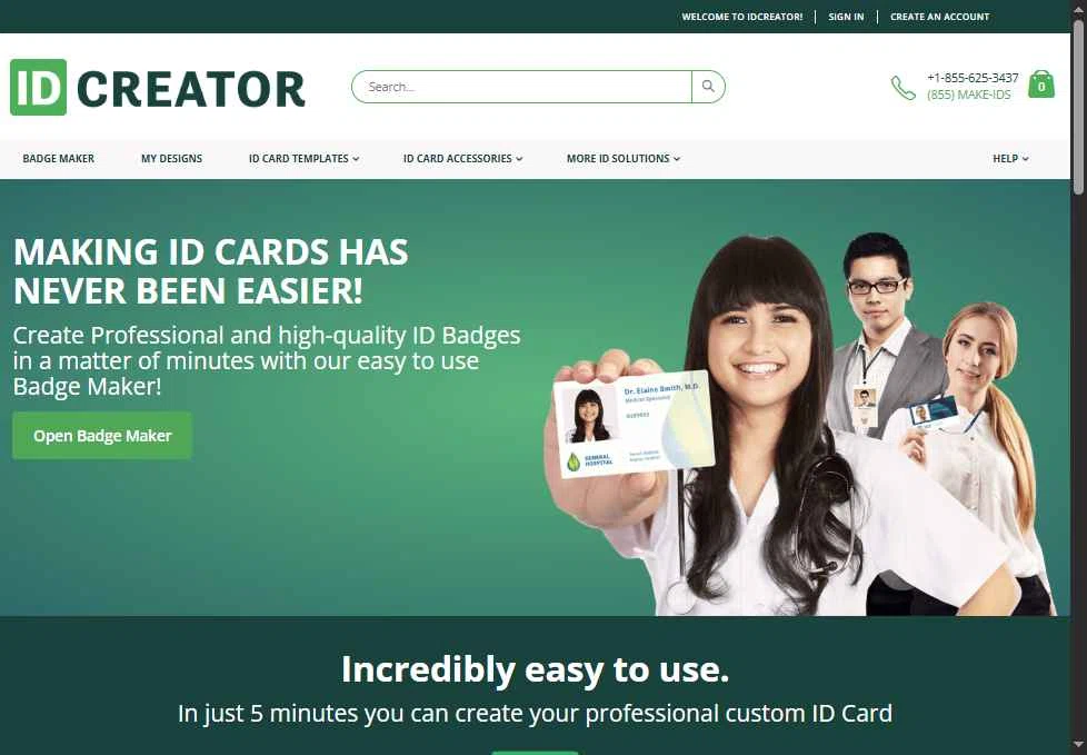 IDCreator.com checkout page showing IDCreator.com discount code box | Screenshot taken by SimplyCodes community member on Feb 7, 2026