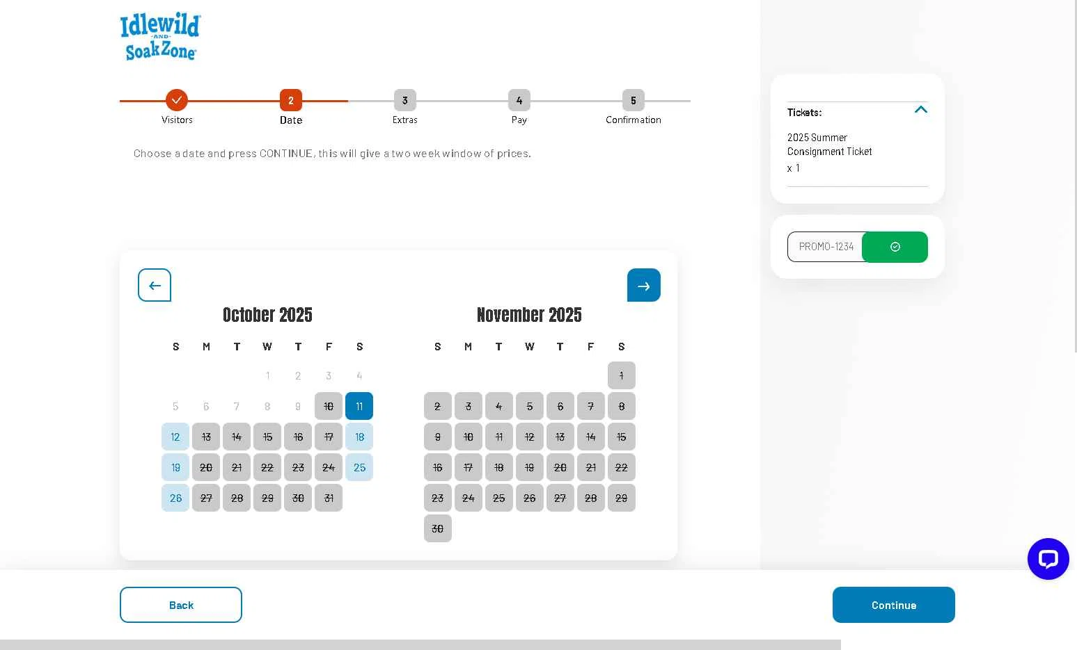 Idlewild checkout page showing Idlewild promo code box | Screenshot taken by SimplyCodes community member on Oct 11, 2025