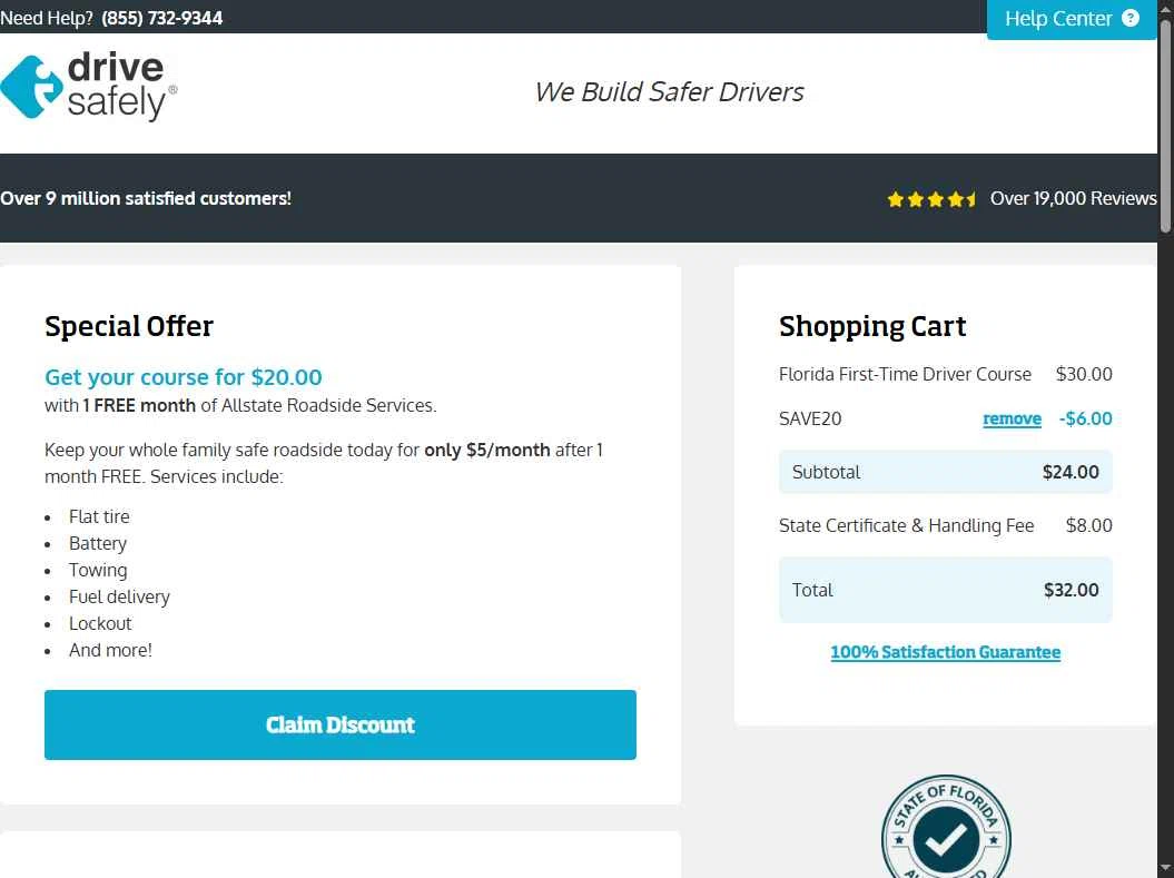 I Drive Safely checkout page showing I Drive Safely promo code box | Screenshot taken by SimplyCodes community member on Dec 30, 2025