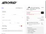 IENYRIDE coupon verification screenshot