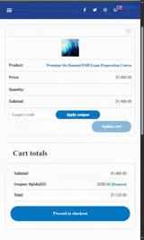 ifglobal20 coupon verification screenshot