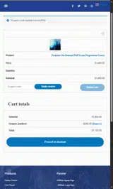 joanbcw coupon verification screenshot