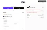 iFLY Luggage coupon verification screenshot