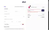 iFLY Luggage coupon verification screenshot
