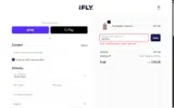 iFLY Luggage coupon verification screenshot