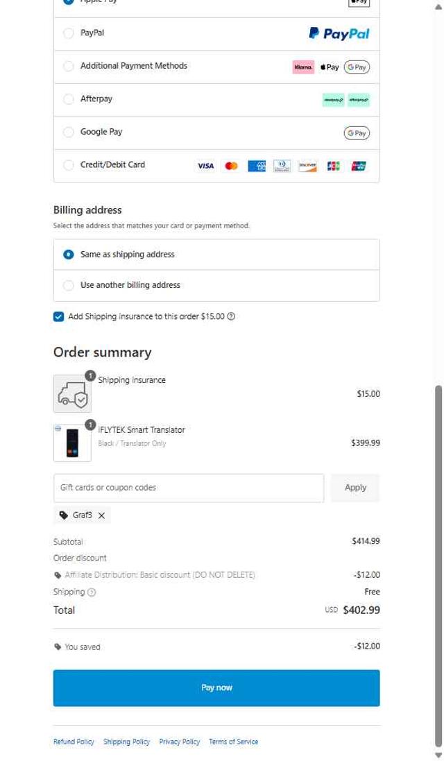 iFLYTEK checkout page showing iFLYTEK coupon code box | Screenshot taken by SimplyCodes community member on Sep 10, 2025