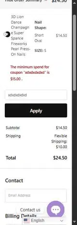 xdxdxdxdxd coupon verification screenshot