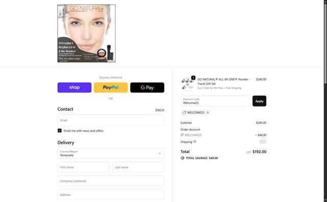 iGoNatural checkout page showing iGoNatural promo code box | Screenshot taken by SimplyCodes community member on Sep 22, 2025