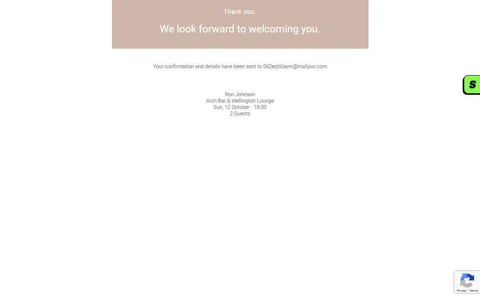 Verification screenshot for 50% Off the Full Price of Afternoon Tea at IHG — 7mo ago