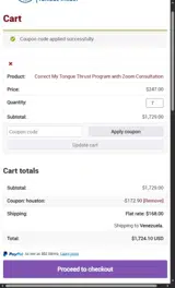 houston coupon verification screenshot
