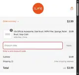 WELCOME2023 coupon verification screenshot