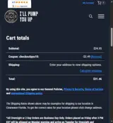 CHECKOUTIPYU10 coupon verification screenshot