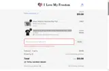 LOVE coupon verification screenshot