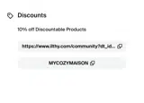 MYCOZYMAISON coupon verification screenshot