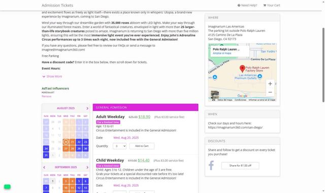 Imaginarium checkout page showing Imaginarium promo code box | Screenshot taken by SimplyCodes community member on Aug 20, 2025