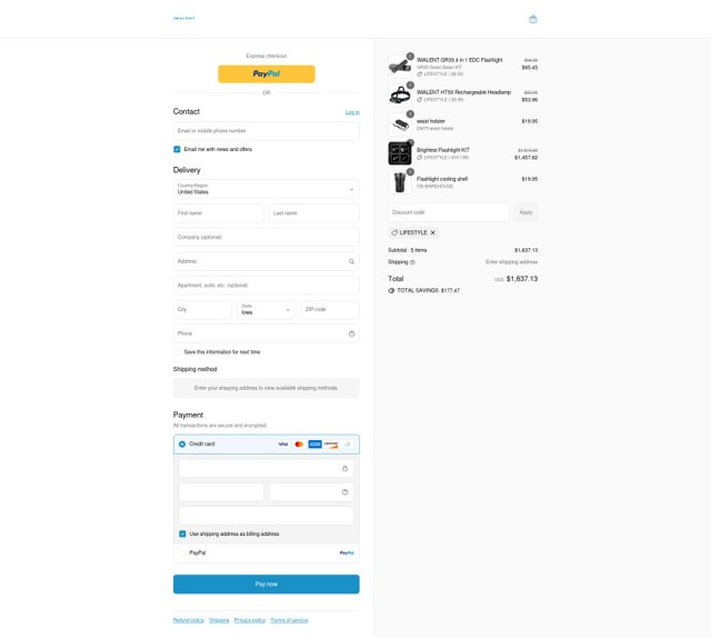 Imalent checkout page showing Imalent discount code box | Screenshot taken by SimplyCodes community member on Sep 4, 2025