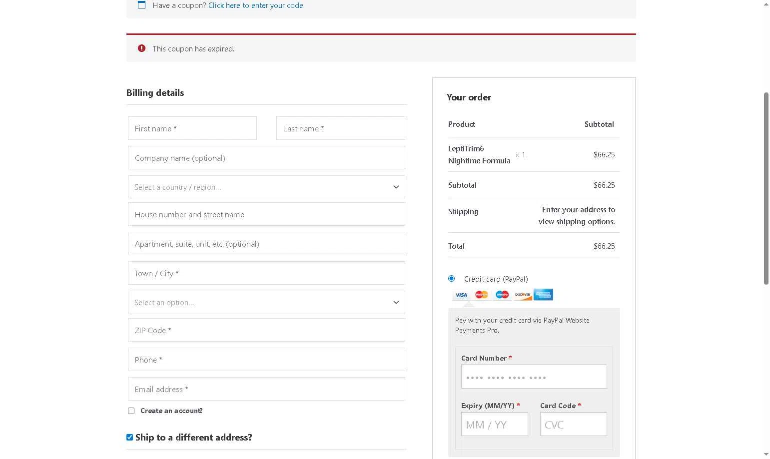Immune Tree checkout page showing Immune Tree coupon code box | Screenshot taken by SimplyCodes community member on Aug 24, 2025