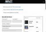 Impact Soundworks coupon verification screenshot