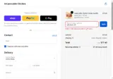 MELINAS-VIP coupon verification screenshot
