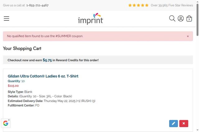 Imprint Promo Codes (6 Verified) - $50 Off Sitewide Aug 2025