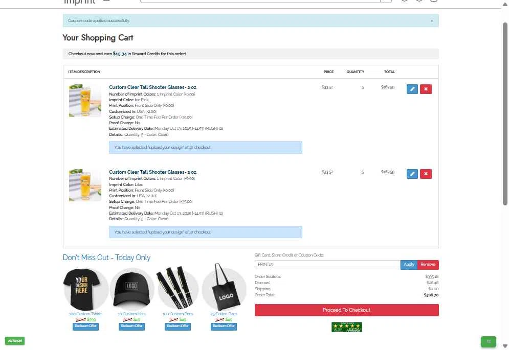 Imprint Promo Codes - 15% Off (11 Verified) Nov 2025