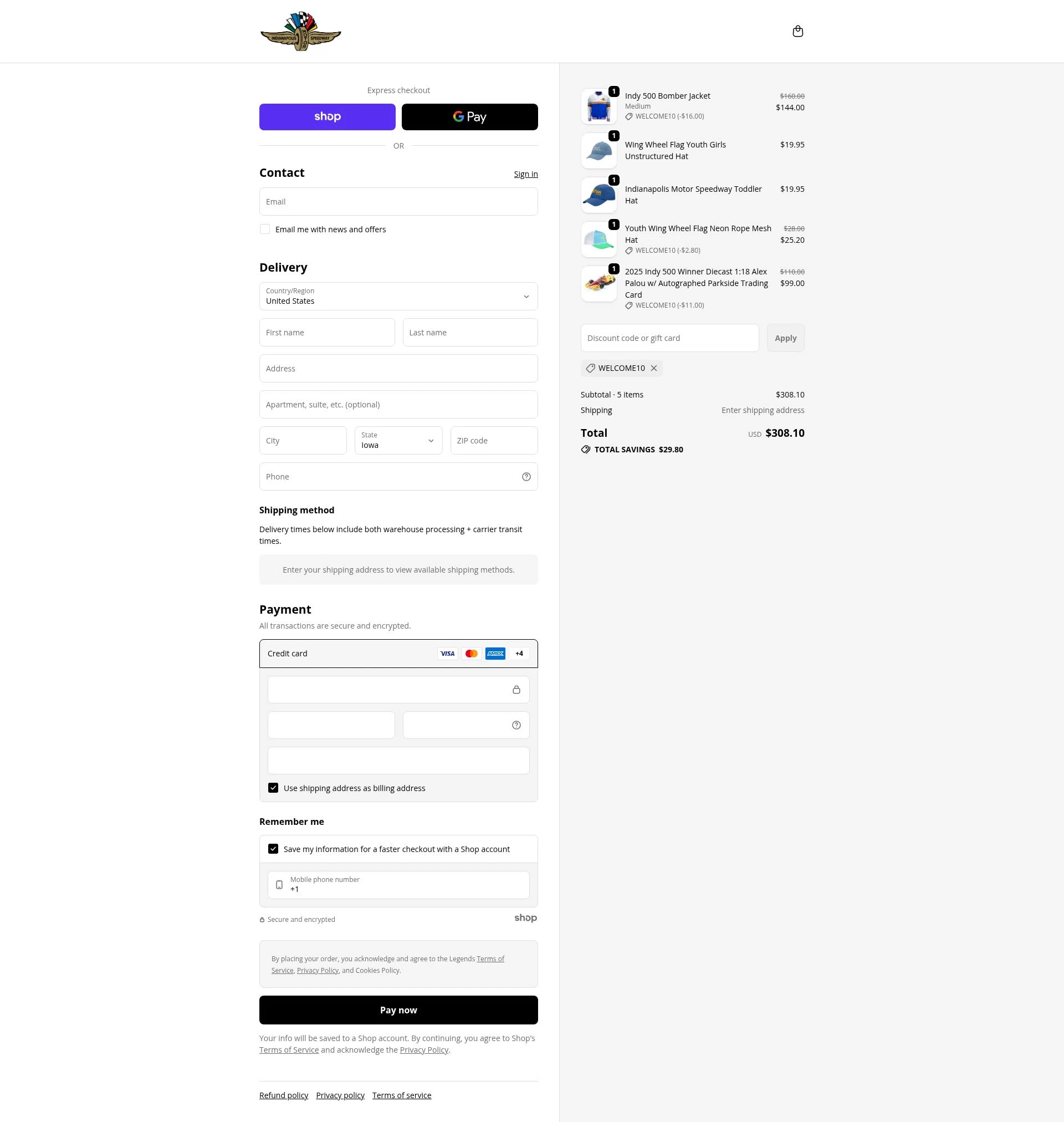 IMS Shop checkout page showing IMS Shop coupon code box | Screenshot taken by SimplyCodes community member on Nov 30, 2025