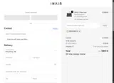 Inairspace.com coupon verification screenshot