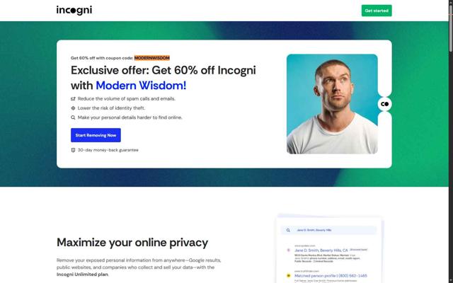 Incogni checkout page showing Incogni coupon code box | Screenshot taken by SimplyCodes community member on Sep 9, 2025