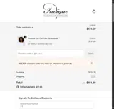 RACK30 coupon verification screenshot