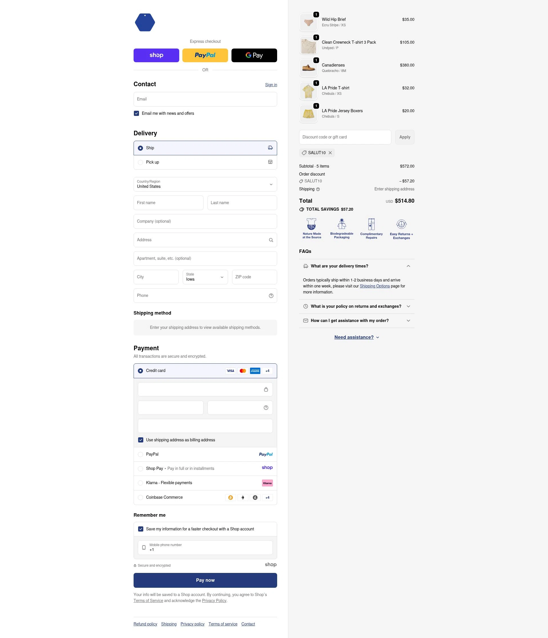 Industry of All Nations checkout page showing Industry of All Nations discount code box | Screenshot taken by SimplyCodes community member on Nov 25, 2025
