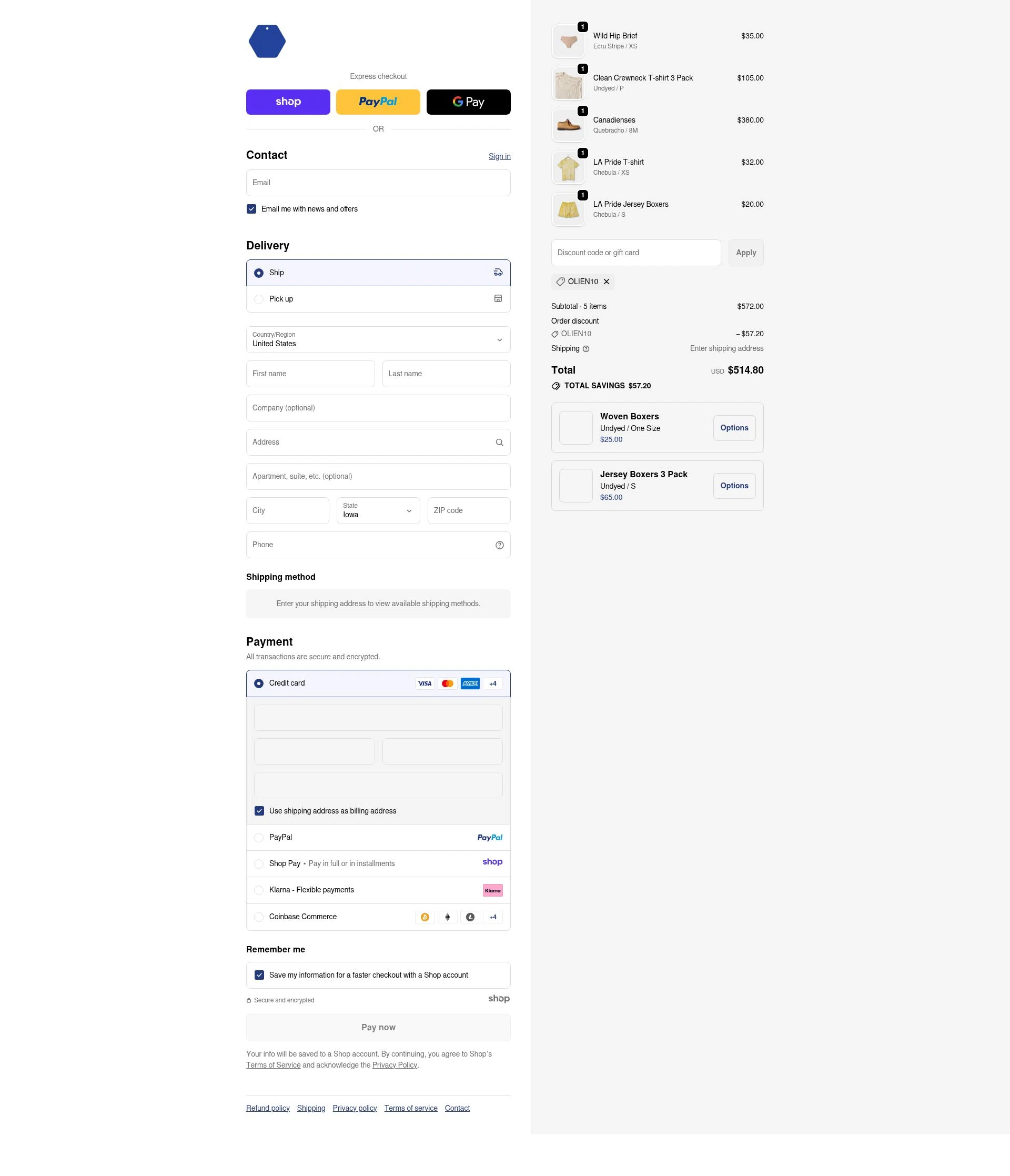 Industry of All Nations checkout page showing Industry of All Nations discount code box | Screenshot taken by SimplyCodes community member on Nov 15, 2025