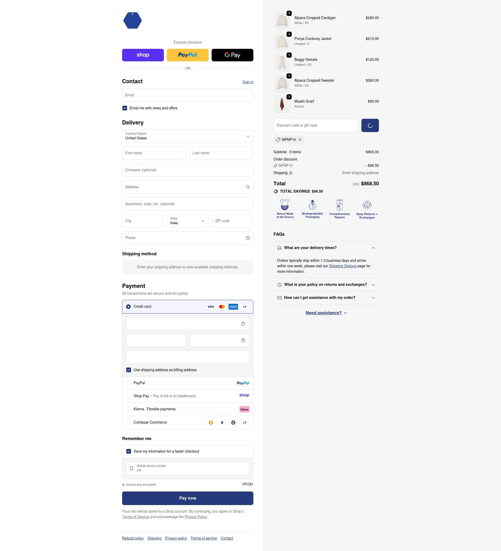 Industry of All Nations checkout page showing Industry of All Nations discount code box | Screenshot taken by SimplyCodes community member on Dec 23, 2025