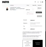 INFAB coupon verification screenshot