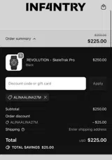 ALINAALINA27M coupon verification screenshot