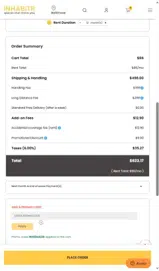 INH10SALES coupon verification screenshot
