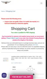santasave coupon verification screenshot