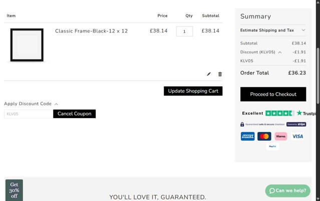 Inkifi checkout page showing Inkifi discount code box | Screenshot taken by SimplyCodes community member on Aug 19, 2025
