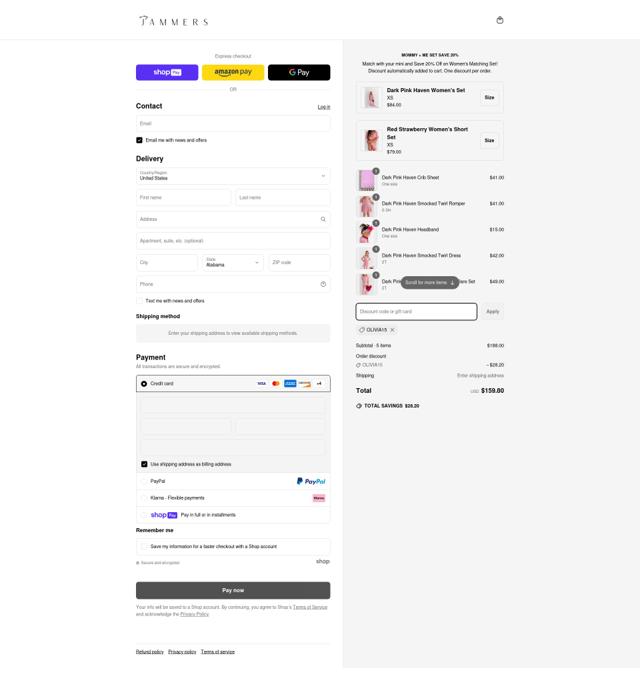 In My Jammers checkout page showing In My Jammers discount code box | Screenshot taken by SimplyCodes community member on May 6, 2025