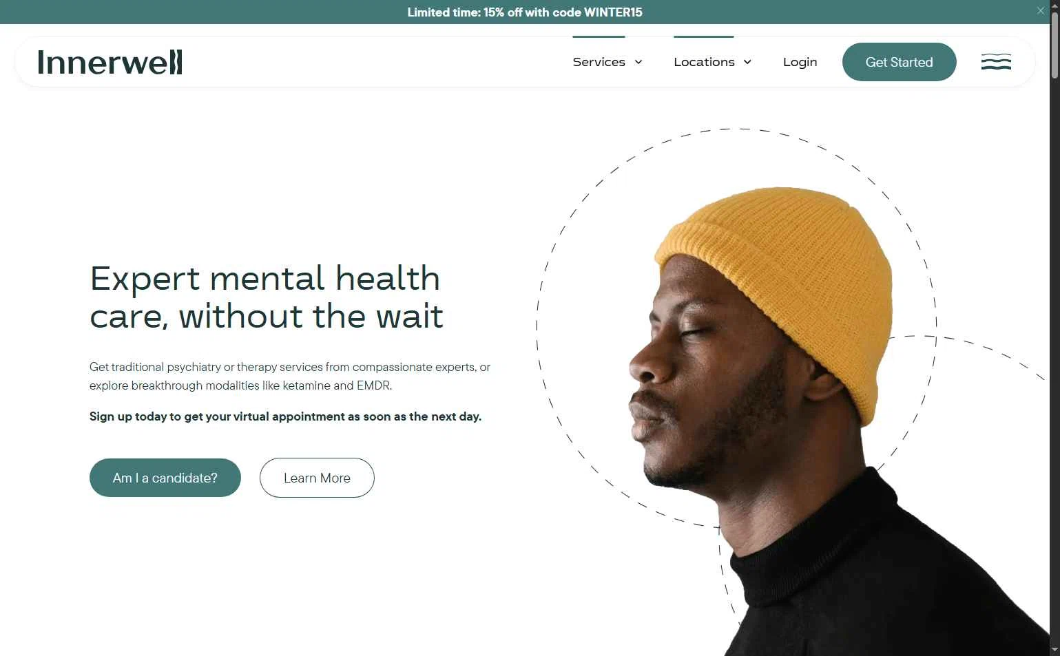 Innerwell checkout page showing Innerwell discount code box | Screenshot taken by SimplyCodes community member on Dec 17, 2025