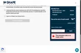 In-Shape coupon verification screenshot