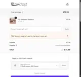tiny coupon verification screenshot