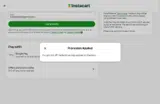 Instacart coupon verification screenshot