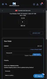 Newyear20 coupon verification screenshot