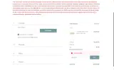 Interior HomeScapes coupon verification screenshot