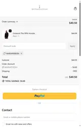 MARIAPEREIRA coupon verification screenshot