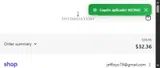 10CINO coupon verification screenshot